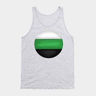 Neutrois pride flag colours sphere Tank Top